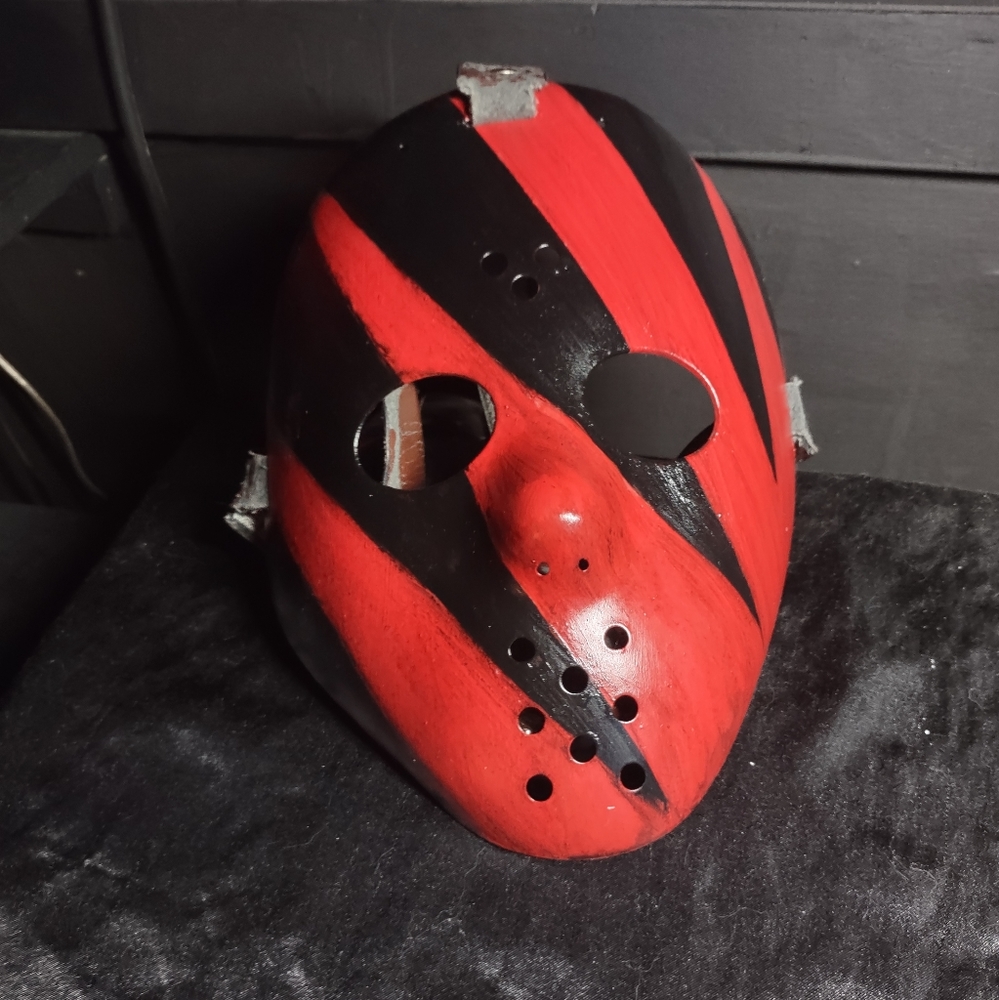 WWE Kane themed Jason Voorhees Friday the 13th hockey mask